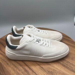 Rothy's The Court Shoes Mens Size 7.5 White Court Pickleball Walking Sneakers